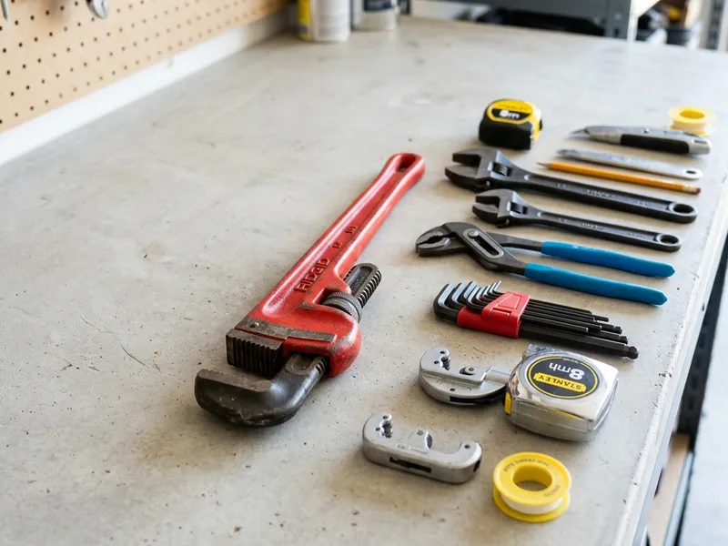 Professional plumbers in Quail Creek, TX equipped with top-tier tools for residential and commercial plumbing services.